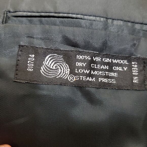 Bendetti Charcoal Blazer Size 44L 100% Virgin Wool NWT - Picture 8 of 11